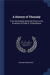 A History of Thessaly
