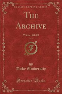 The Archive, Vol. 81