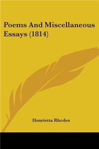 Poems And Miscellaneous Essays (1814)