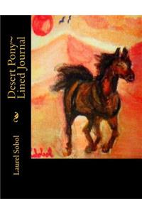 Desert Pony Lined Journal