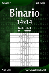 Binario 14x14 - Fácil ao Difícil - Volume 7 - 276 Jogos