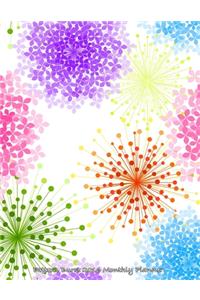 Pattern Burst 2016 Monthly Planner