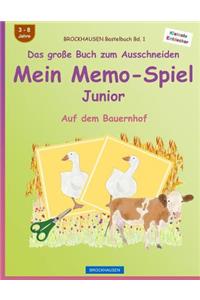 BROCKHAUSEN Bastelbuch Bd. 1 - Das große Buch zum Ausschneiden - Mein Memo-Spiel Junior