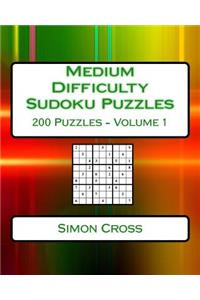 Medium Difficulty Sudoku Puzzles Volume 2