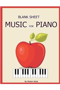 Blank Sheet Music For Piano