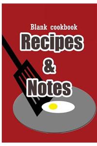 Blank cookbook
