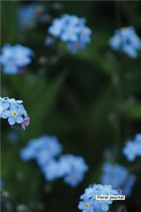 Floral Journal - Cute Blue