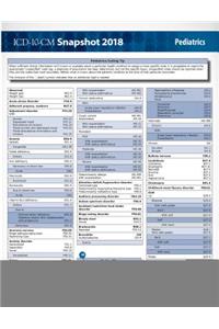 ICD-10-CM 2018 Snapshot Coding Cards: Pediatrics