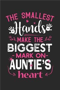 The smallest hands make the biggest mark on aunties heart