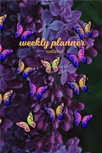 Undated Weekly Planner