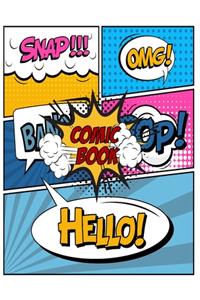 Draw Your Own Comics/Blank Comic Journal - 24 Pages of Fun Comic - A Large 8.5