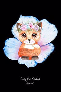 Pretty Cat Notebook Journal