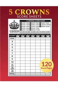 5 Crowns Score Sheets