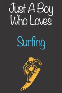 Just A Boy Who Loves Surfing