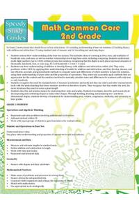 Math Common Core 2nd Grade (Speedy Study Guide)