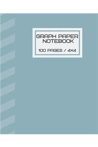 4x4 Graph Paper Notebook