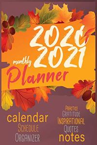 2020-2021 Monthly Planner