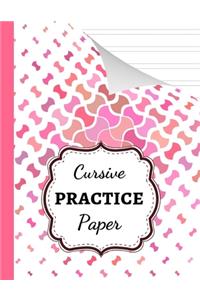 Cursive Practice Paper
