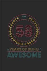 58 Years Of Being Awesome