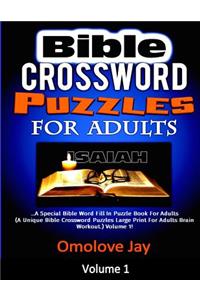 Bible Crossword Puzzles For Adults