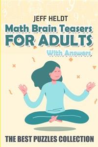 Math Brain Teasers For Adults With Answers