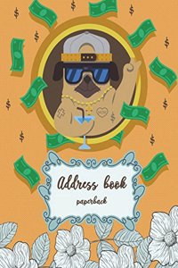 Address book paperback