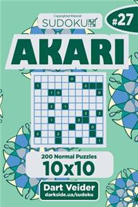 Sudoku Akari - 200 Normal Puzzles 10x10 (Volume 27)