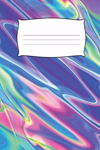 Kids Purple Marble Primary Journal Composition Notebook