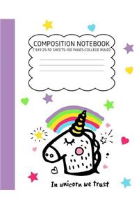 College Ruled Composition Notebook