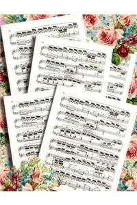 Blank Sheet Music Paper Notebook