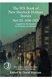 MX Book of New Sherlock Holmes Stories Part III: 1896 to 1929