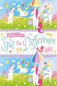 Magical Unicorn Spot the Difference Activity Book