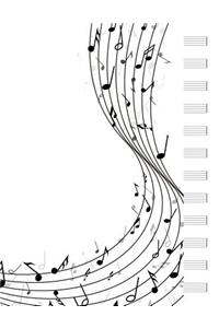 Blank Music Sheets Notebook