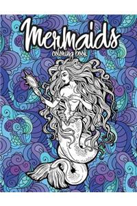 Mermaids Coloring Book