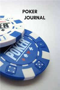 Poker Journal, Blank Lined Notebook