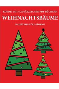 Malbücher für 2-Jährige (Weihnachtsbäume)