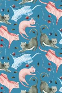 Journal Notebook For Cat Lovers Cats Playing 2