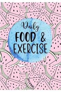 Daily Food & Exercise Journal