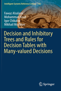 Decision and Inhibitory Trees and Rules for Decision Tables with Many-Valued Decisions