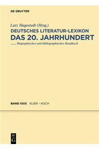 Klabund / Klier - Koch, Julius