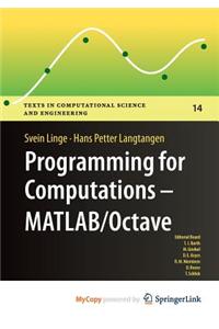 Programming for Computations - MATLAB/Octave