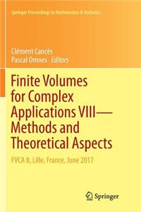 Finite Volumes for Complex Applications VIII - Methods and Theoretical Aspects