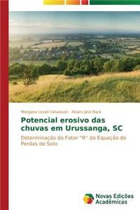 Potencial erosivo das chuvas em Urussanga, SC
