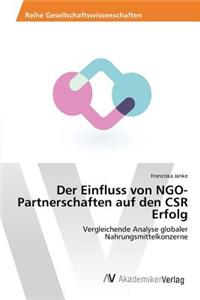 Einfluss von NGO-Partnerschaften auf den CSR Erfolg