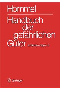 Handbuch Der Gefahrlichen Guter. Erlauterungen II: Anhang 9