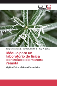 Módulo para un laboratorio de física controlado de manera remota