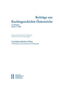 Beitrage Zur Rechtsgeschichte Osterreichs