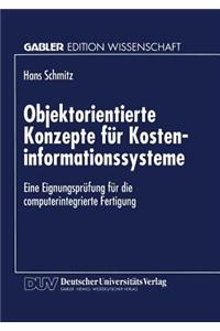 Objektorientierte Konzepte Für Kosteninformationssysteme