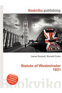 Statute of Westminster 1931