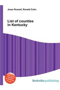 List of Counties in Kentucky